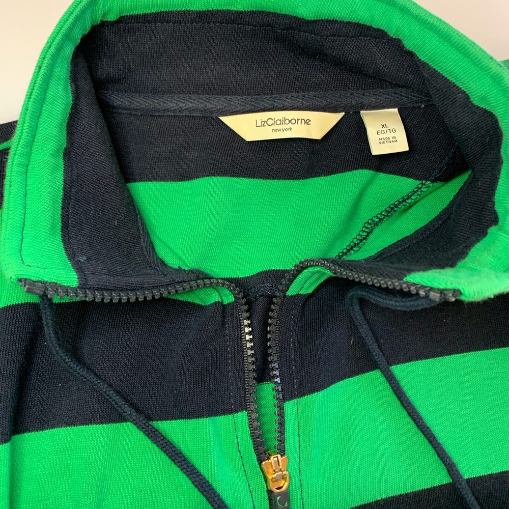 🌵LIZ CLAIBORNE ZIPPED SWEATSHIRT - Picture 5 of 7
